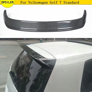 Ogljikovih Vlaken Auto Avto Strešni Spojler Krilo za Volkswagen VW Golf 7 Standard 2016 2017 zadnji Prtljažnik Lip Spojler
