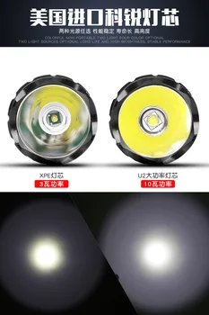 Mini Večnamenska Svetilka Moda Preprost Prenosni 18650 Baterije Led Svetilka Lampe Torche Led Prenosni Razsvetljavo EC50SD