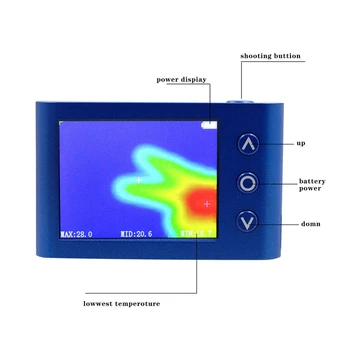 MLX90640 Infrardeče Toplotne Merjenje Ročni Thermograph Kamera Ir Senzor Temperature Digitalni Termični Slikovni Fotoaparat