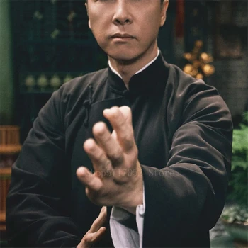 Kitajska Tradicionalna Oblačila Moški Moški Tang bo Ustrezala Mandarin Halje Krilo-chun Kung Fu Barva Kratka Majica Tai Chi Poroko Kostum