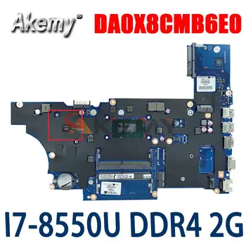 Visoka kakovost L00825-001 za HP Probook 450 G5 Prenosni računalnik z Matično ploščo DA0X8CMB6E0 SR3LC I7-8550U DDR4 2GB mainboard Testirani