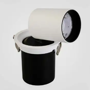 Zatemniti LED downlight svetlobe COB Strop Spot Luči 20W 30W 50 W AC85-265V vgradne stropne Luči Razsvetljave v Zaprtih prostorih
