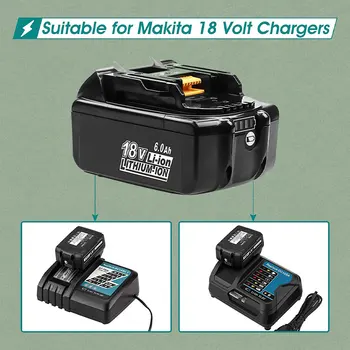 2022 Makita baterija 18V z LED indikator 18V LXT baterije BL1860 BL1850 BL1850B BL1840 BL1840B BL1830 BL1830B BL1815