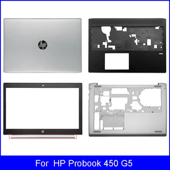 NOV Prenosnik LCD Hrbtni Pokrovček Za HP Probook 450 G5 Serije Sprednje Plošče podpori za dlani Zgornji Primer Spodnji Primer A B C D Kritje Primera Srebrna