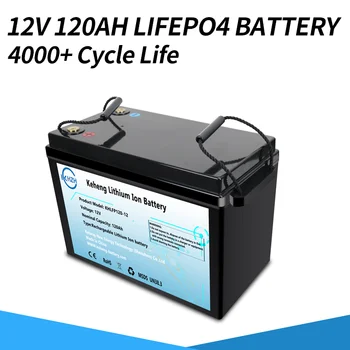 12V 120Ah BMS Litijeve baterije brezplačno polnilnik RV Prostem Morskih nepremočljiva za Polnjenje Sončne inverter backup lifepo4 baterije