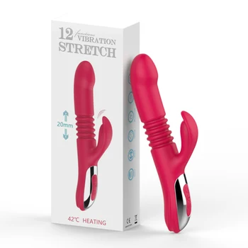 144 Frekvenca Robustno Zložljive Seks Pralni Igrače za Odrasle 18 Vagine, G Spot Vibrator za Žensk Muco Smart Ogrevanje 42 ℃