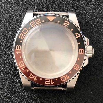 Za NH35/NH36 Watch Zajema Gibanje Spremembo Delov 316 Nerjavnega Jekla Primeru 40 MM Konveksno Ogledalo Safirno Steklo Watch Primeru