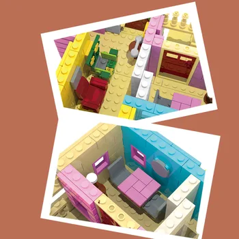 Romantični Balon Hiši Model Stavbe Bloke Konstrukcij na Model Mesto Igrače za Otroke, Igrače in Božična Darila Prijatelji Matematiko Igrače