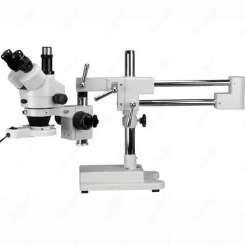 Boom Zoom Mikroskop-AmScope Dobave 3,5 X-45X Trinocular Stereo Boom Zoom Mikroskop + Fluorescentna Svetloba