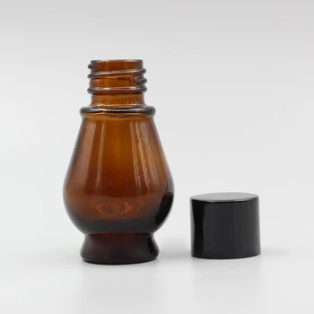 Za nego kože, kozmetične posodo amber tleh obliko 30 ml eteričnega olja stekleno kapalko steklenico dobavitelje