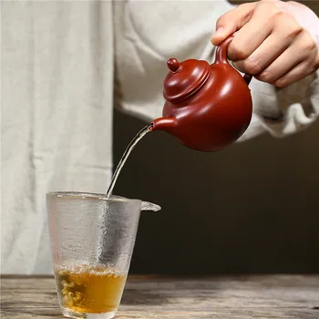 Yixing Vijolično Gline Čajnik Dahongpao Jeseni grelnik vode Kung Fu Čaj Nastavite Čajnik Prostornine 200 ml