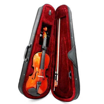 Velikost 3/4 Naravnih Violino Basswood Jekla Niz Vreteno Lok za Začetnike