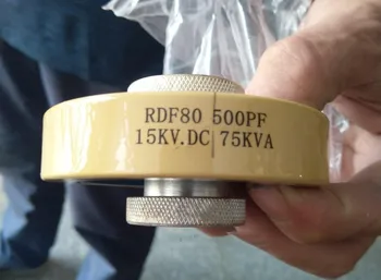 RDF80 500PF 15KV 75KVA visoko frekvenco pralni M10 matica visoke napetosti keramični kondenzator dielektrični