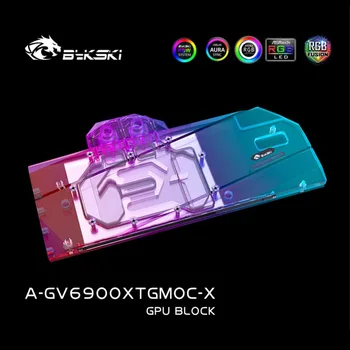 Bykski Vode Blok uporabite za GIGABYTE Radeon RX 6900XT GAMING OC 24pin Vrata GPU /Video Kartice /Polno Kritje Baker Radiatorski /RGB Svetlobe
