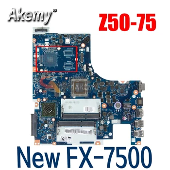 Novo ACLU7/ACLU8 NM-A291 Matično ploščo Za Lenovo Z50-75 G50-75M G50-75 G50-75M Laptop mainboard ( Za AMD FX-7500 CPU ) GM