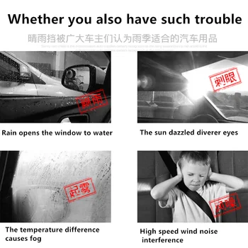 Za Mitsubishi Pajero-2020 Okno Vizir Vent Odtenkov, Sonce, Dež Deflektor Stražar Za Pajero Auto Dodatki 4PCS/SET