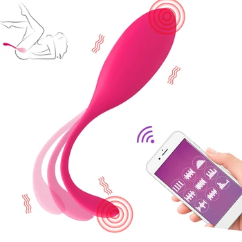Sex Igrače Bluetooth, Dildo, Vibrator za Ženske Mobilno APLIKACIJO Remote Control Vibrator Obrabe Vibracijske Hlačke Igrače za Nekaj Sex Shop