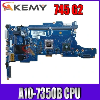 ZA HP 745 G2 Prenosni računalnik z Matično ploščo Z A10-7350B CPU 768801-501 768801-001 6050A2644501-MB-A02 Testirani Hitro Ladjo