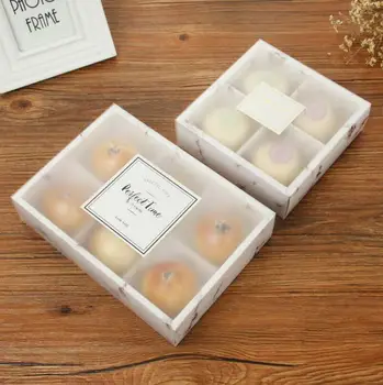 Svate Korist pregledne motnega cake Box sladica macarons škatle za slaščice embalaža škatle LX2752