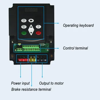 WK600 Vektor Nadzor frekvenčnega pretvornika trifazni spremenljivo frekvenco inverter 440V4.0kw/5,5 kw ac motorja krmilnik
