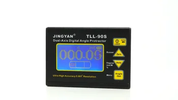 Jingyan Visoko Natančnost 0.005 Laser Elektronov Ravni Instrumenta TLL-90. LETIH Digitalni Prikaz Biaxial Inclinometer digitalni merilnikom.