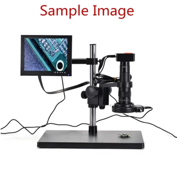 16MP Mikroskopom Fotoaparata Nastavite HD 1080P 60FPS HDMI usb Digitalne Industrije Kamero C-mount 180X Objektiv TF Kartice 144LED Svetlobe PCB Popravila