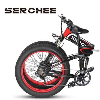 SERCHEE S11-PRO Snežne pnevmatike Električna Kolesa 1000W 48V 26 Inch Kolesa Ebike Gorskih E Kolo, Zložljivo motorno kolo, Mtb Kolesarjenje