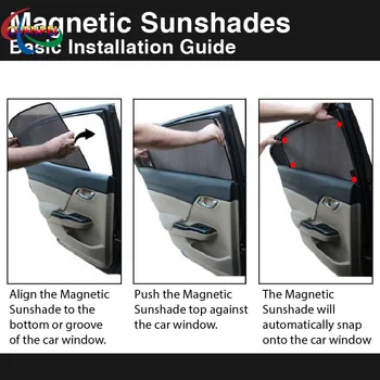 Za Hyundai Sonata Avto Popolno Strani Windows Magnetni Sonce Odtenek UV Zaščito Ray Blokiranje Očesa Vizir Okrasni Dodatki