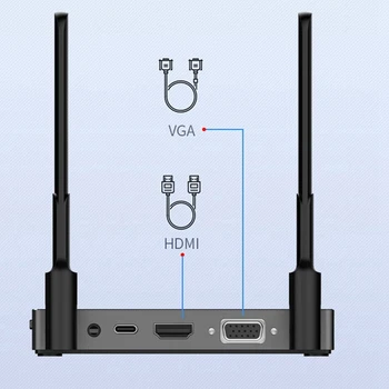 Brezžični Oddajnik za Brezžični HDMI je Združljiv Video Oddajnik In Sprejemnik 4K Istem Zaslonu Za Office Srečanja