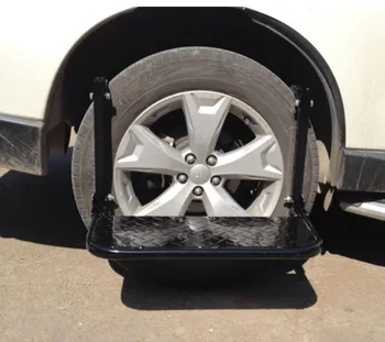 Off-road avtomobil RV SUV pnevmatike korak lestev, streh, oprema, največja obremenitev 150 KG