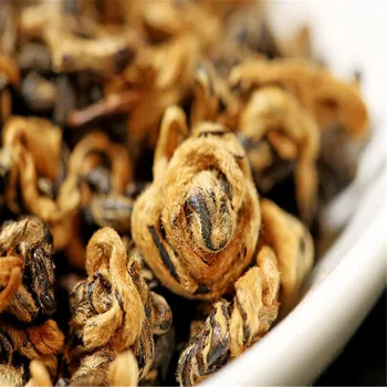Kitajski Ekološki Črni Čaj Yunnan Zlati Polž Bud Rdeči Čaj Zdravstveno Varstvo Novo Kuhan Čaj 250 g