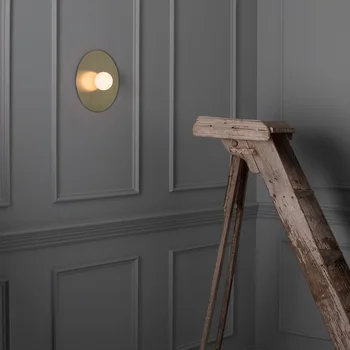 Nordijska led crystal stenska svetilka wandlamp abajur lampada fotoaparat opica lučka dinging soba lučka