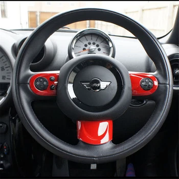 Volan Gumb Kritje Trim za Mini Cooper R Series Clubman Covertible Roadster Countryman R55+ s Tipko ABS Nalepke
