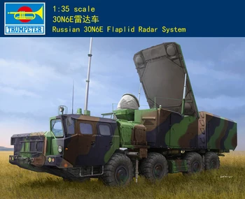 Prvi trobentač deloval 01043 1/35 Model Komplet ruske 30N6E Flaplid Radarski Sistem Tovornjak Vozil