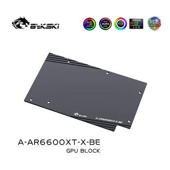 Bykski GPU Vode Blok uporabo ASRock AMD Radeon RX 6600XT Challenger ITX 8GB GRAFIČNO Kartico/Polno Kritje Baker Radiatorski Blok A-AR6600XT-X