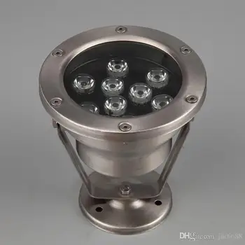 LED Podvodni Izvir Svetlobe, 9W 18W 12V 24V 85-265V Bazen ribnikom Tank Aquarium LED Lučka IP68 Vodotesen Razsvetljavo