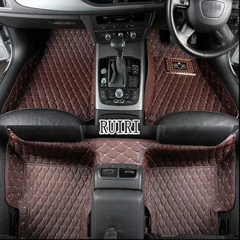 Visoke kakovosti! Po meri poseben avto predpražnike za Desno Roko Pogon Audi Q7 7 sedežev 2019 nepremočljiva avto preproge za V7 2018-