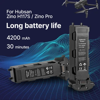 Debelo 11.4 V 4200mAh Baterija za Hubsan H117S Zino GPS Brnenje Quadcopter Rezervnih Delov Polet Baterija za RC Brnenje BLACK NOVA