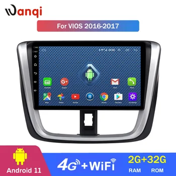 WANQI Avto Radio 4G/WIFI, BT Video Predvajalnik Za Toyota 2016 2017 Android 11 Navigacija GPS DVD Dodatki