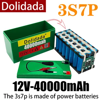 Moč Baterije 18650 12V 3S7P Litijeva Baterija Nazaj,Vgrajene v 40Ah High Current BMS,ki se Uporablja za Škropilnice in Drugih Orodij