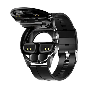 Bluetooth TWS Slušalke Smart Watch Zdravje Tracker Brezžični Čepkov Fitnes Zapestnica Smart Manšeta TWS Bluetooth Slušalke