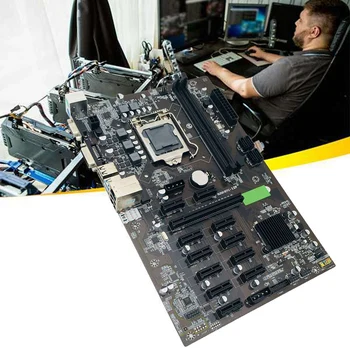 B250 BTC Rudarstvo Matično ploščo z G4560 CPU+SATA Kabel LGA 1151 DDR4 12XGraphics Reža za Kartico SATA3.0 za BTC Rudar Rudarstvo