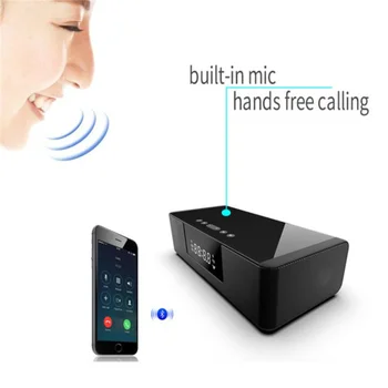 TV Soundbar Fm Radio Budilka Hi-fi Zvočnikov za Domači Kino Bluetooth Optična Led Zaslon Daljinski upravljalnik Brezžični Polnilnik Glasbe