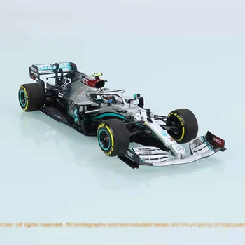 MINICHAMPS 1:43 Mercedes-AMG Petronas F1 Team W11 EQ Uspešnost V. Bottas Smolo Model Avtomobila Vozila Prikaz Zbirka