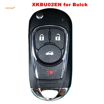 RIOOAK 10PCS Xhorse XKBU02EN Žice Flip Univerzalni Daljinski Ključ za Buick Slog 4 Gumbi za VVDI VVDI2 Ključno Orodje angleško Različico