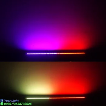 4Pcs/Veliko 384 150W Stenska Podložka Svetlobe DJ Disco Stopnji Svetlobe RGBW Barvno Mešanje 4IN1 Trak na Prostem Nepremočljiva Strobe Učinek Svetlobe
