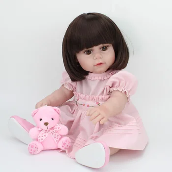 16 Cm 40 cm Polno Vinil Newborn Baby Doll, ki so Prerojeni Realistične Lutke Spremljajo Spanja Lutka Realistično Predvajanje Hiša Igrače za Dekleta