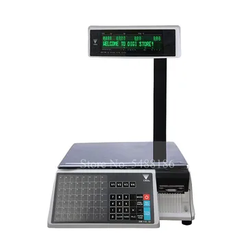 DIGI SM-100 Plus tiskom Obsega SM100 SM100PCS+ SM110P+ Digitalni Bilance za Supermarketih Deli Mesa na Drobno