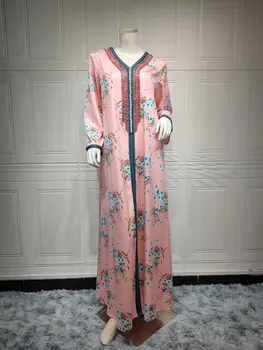 Abaya Dubaj Turčija Arabsko Muslimansko Obleko, Hidžab Maroko Večerne Obleke Za Ženske, Tam Kaftan Stranka Vestidos Haljo Kimono Femme Musulmane