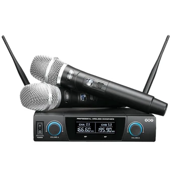 Ročni Eno za Dve VHF Mikrofoni Fazi Brezžični Mikrofon KTV Mikrofon Brezžični Mikrofon